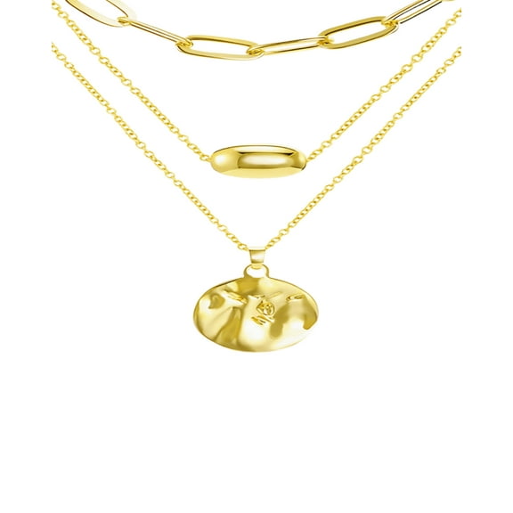 18K Gold Layering Necklace