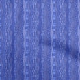 thumbnail image 1 of oneOone Velvet Medium Blue Fabric African Wavy Stripes Sewing Craft Projects Fabric Prints By Yard 58 Inch Wide, 1 of 4