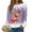 Purple, variant on larppty Festive Reindeer Christmas Sweater Women Long Sleeve - Funny Cute Xmas Crewneck Pullover Tops (Brown, L)