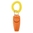 thumbnail image 2 of Pet Trainer Clicker Pet Dog Cat Training Llavero y correa para la muñeca (naranja), 2 of 8
