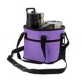 thumbnail image 4 of Family Size 4 Compartment Drink Bag Insulated Tumbler Carrier Caddy with Adjustable Strap for Outdoor Use, 4 of 4