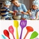 thumbnail image 5 of Sistema del utensilio de la cocina - utensilios de cocina coloridos del silicón - utensilios de cocina antiadherentes con el sistema de la espátula, 5 of 5