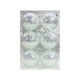 thumbnail image 2 of Juego de 6 bolas de Navidad, plateado, 2 of 6