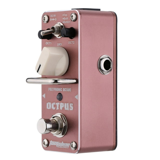 AROMA AOS-3 Octpus Polyphonique Guitare Électrique Effet Pédale Simple Effet avec True Bypass