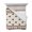 Cream, Brown, Terracotta, Green, variant on Quilts Twin-XL Size Bedding Set, Farmhouse Country Lightweight Quilted Comforter, Vintage Rustic Cabins Stars Tree on Linen Soft Bedspread Coverlet with Pillow Covers for All Season, 68" x 98"