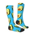 thumbnail image 3 of Balery Flowers Avocado Fun Novelty Socks Men'S Women'S Crew Socks Funny Crazy Novelty Socks Quirky And Cool Socks, 3 of 9