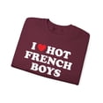 thumbnail image 3 of French France Wife Girlfriend Husband Sweatshirt Gifts Crew Neck Shirt Long, 3 of 5
