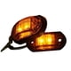 thumbnail image 3 of 12V / 24V 2 LED Side Marker Lights Lamp For Car Truck Trailer E-marked, 3 of 5