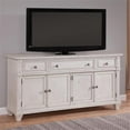 thumbnail image 2 of Bowery Hill Modern Farmhouse Off White Vintage Style 72" Wood TV Console, 2 of 8