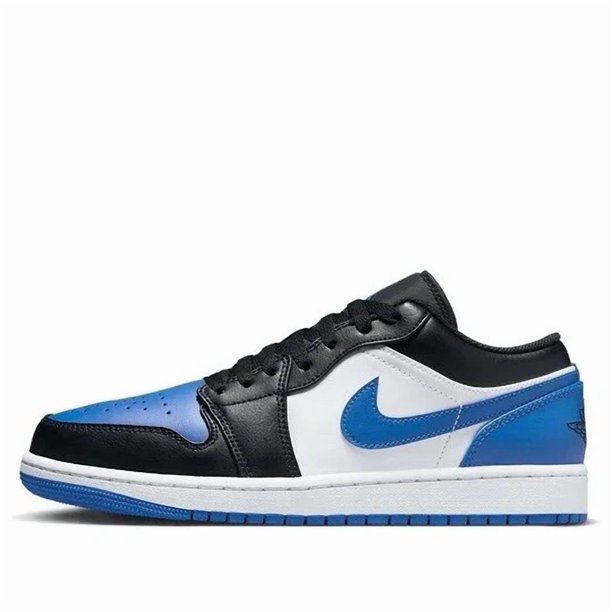Ni - ke Size 10.5 Ni - ke Air Jordan 1 Low Alternate Royal Toe White Blue Mens 553558-140