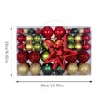 thumbnail image 3 of ¡Ahorra Más con Ofertas!, 101 piezas de adornos navideños para decoración de árboles de Navidad, adornos de varios estilos para árboles de Navidad, decoración de fiestas Akmoler, 3 of 9