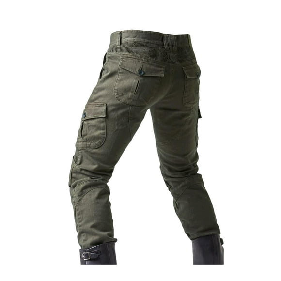 Xingzhi Green Stylish Riding Jean Safe And Comfortable Motorcycle Pants for Protection Breathable Protective Trousers Jeans