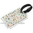 thumbnail image 2 of Honeii Dogs Funny Pets Print Luggage Tags for Suitcases, Airplane Travel Essentials for Flying, International Travel Must Haves, and Luggage Accessories, 2 of 7