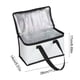 thumbnail image 3 of Carrywell Not Made In China Insulated Reusable Shopping Bag And Delivery Bag For Hot And Cold Food Foldable Ther, 3 of 6