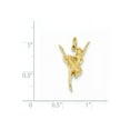 thumbnail image 3 of 14k Ballerina Charm, 3 of 3