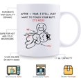 thumbnail image 5 of 1 Year Anniversary Mugs for Boyfriend Girlfriend - 1st Wedding Anniversary Mugs for Husband Wife - 1 Year Anniversary 11 oz Coffee Mug for Him Her, 5 of 7