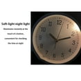 thumbnail image 2 of heritaly Luxury Alarm Clock In Nordic Style Metal Frame Glass Cover Quiet Plastic Back Alarm Clock Nordic Luxury white, 2 of 6