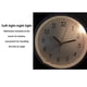 thumbnail image 4 of Cateissary Elegante reloj despertador nórdico de lujo con esfera sencilla y brillante, mecanismo silencioso y marco de metal sólido. Electrodomésticos blanco, 4 of 6