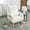 White, variant on Accent Rocking Chair with Lumbar Pillow, Upholstered Teddy Fabric Rocker Recliner Chair with High Back and Two Side Pockets, Comfy Armchair Rocker Glider Chair for Living Room, Bedroom, Pink