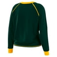 thumbnail image 3 of Women's WEAR by Erin Andrews Green/Gold Green Bay Packers Tie-Front Long Sleeve Top, 3 of 4