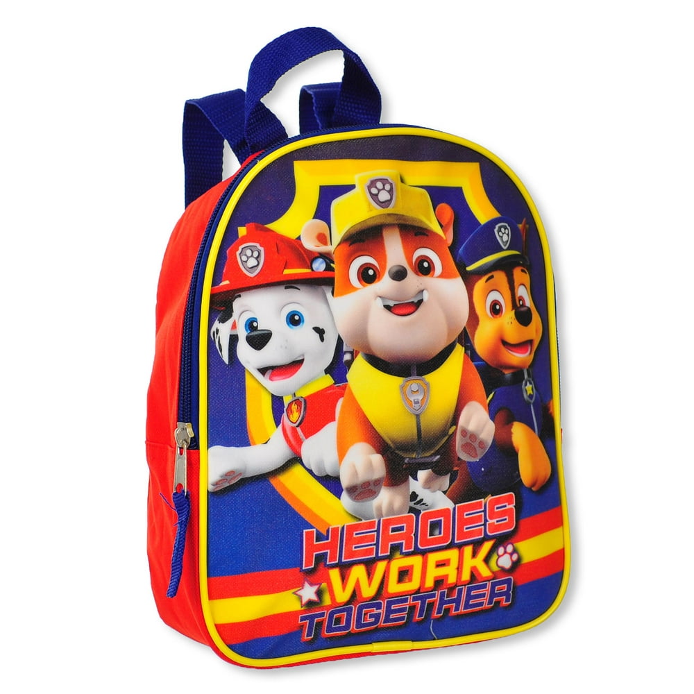 paw patrol backpack set