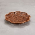 thumbnail image 7 of Scalloped Serving Wicker Basket,Imitation Woven Fruit Basket Tabletop Tray,Handwoven Oval Food Vegetable Baskets for Serving Display Storage Kitchen Restaurant, 7 of 7