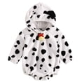 thumbnail image 3 of GiLiling Toddler Spotted Dog Costume for Girls and Boys 3D Hooded Animal Jumpsuit for Halloween Dress-Up Outfit Party (White, 8-12 Months), 3 of 9