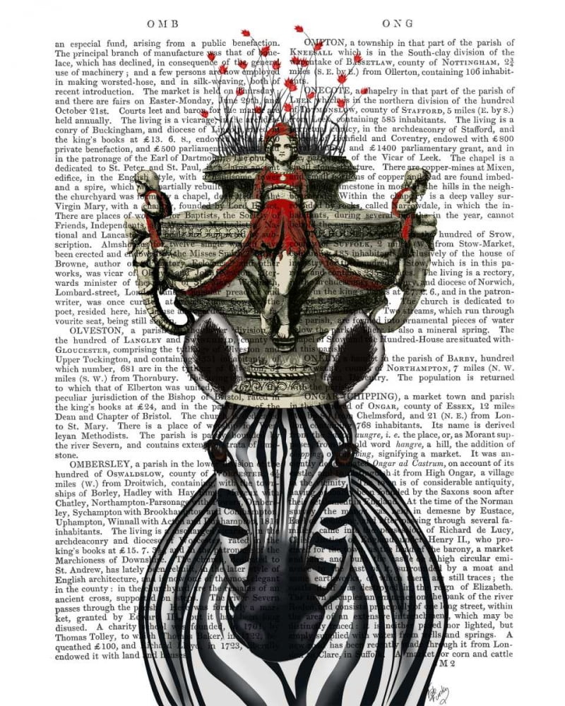 Fab Funky 20x24 Black Modern Framed Museum Art Print Titled
