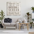 thumbnail image 2 of Stupell Industries Two Times Of Year Baseball Season Rustic Sports Graphic Art Gallery Wrapped Canvas Print Wall Art, Design by CAD Designs, 2 of 7