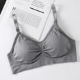thumbnail image 5 of Maternity Seamless Comfort Nursing Bra with Removable Pads Women Pregnancy Bra Breastfeeding Lactation Maternal Underwear Gray 2XL, 5 of 7