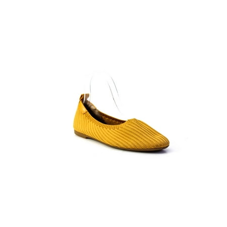 

Everlane Womens Reknit The Day Glove Loafers Mustard Yellow 7.5