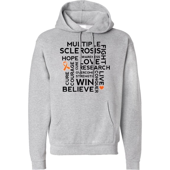 Inktastic Multiple Sclerosis Ms Awareness Walk Adult Hoodie Sweatshirt