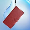 thumbnail image 5 of For Motorola Moto G15 4G Leather Case Wallet Stand Phone Cover with Handy Strap - Green, 5 of 5