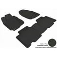 thumbnail image 3 of 3D MAXpider 2006-2012 Fits Toyota Rav4 Kagu 1st Row 2nd Row Black Carbon Fiber Embossed Pattern Floor Mat L1TY02301509, 3 of 3