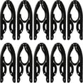 thumbnail image 1 of 10 piezas - Perchas para ropa - Perchas de viaje - Perchas plegables portátiles - Negras, 1 of 7