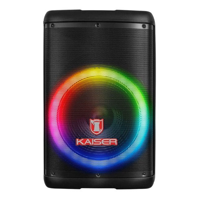 BAFLE PROFESIONAL 15 KAISER® DE 25,000 W PMPO CON MICRÓFONO ALÁMBRICO