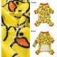thumbnail image 5 of Pijama para Perritos, Ropa para Perros Adorable Ropa Suave con Patrón de Pato Amarillo Ropa Para Mascotas, 5 of 7