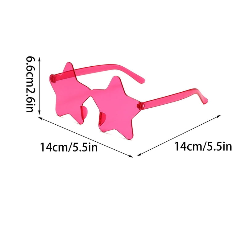 Shetay Rimless Star shape Sunglasses, Kids Beach Sunglasses  display picture 2