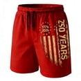 thumbnail image 4 of Letdown American Flag Print Cargo Shorts for Men Patriotic 1776-2026 Summer Shorts Casual Multi-Pocket Short Pants Comfy Outdoor Sports Stylish Bottoms Independence Day Father's Day, 4 of 5