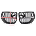thumbnail image 3 of 2x Front Bumper Closed Grid Fog Light Grille Left & Right For BMW X6 2012-2014, 3 of 11