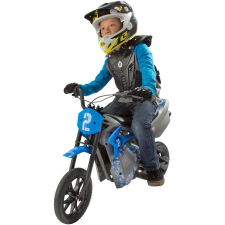 Pulse Performance Products, EM-1000 Kids Electric Motorcycle, Ages 8+, 24V battery, 10 MPH, Puncture Proof Tires, hand Brake