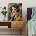 thumbnail image 5 of Qisvanset 12x16 Inch Vibrant Ostrich Portrait Canvas Print Wall Art, 5 of 5