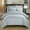 Grey, variant on Chic Home Avaline 3 Piece Duvet Cover Set Geometric Diamond Print Design Bedding Zipper Closure