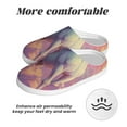 thumbnail image 6 of Kdxio Colorful Cloud White Horse Women's Men's Slippers Plush Slip-On House Slipper for Winter Indoor Soft Cushion Non-slip Fluffy Slides Slippers-13, 6 of 7