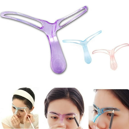 Brow Grooming Solution Kit - Template Stencil Brow Shaping Eyebrow Shaper Grooming Makeup Tool 1PC