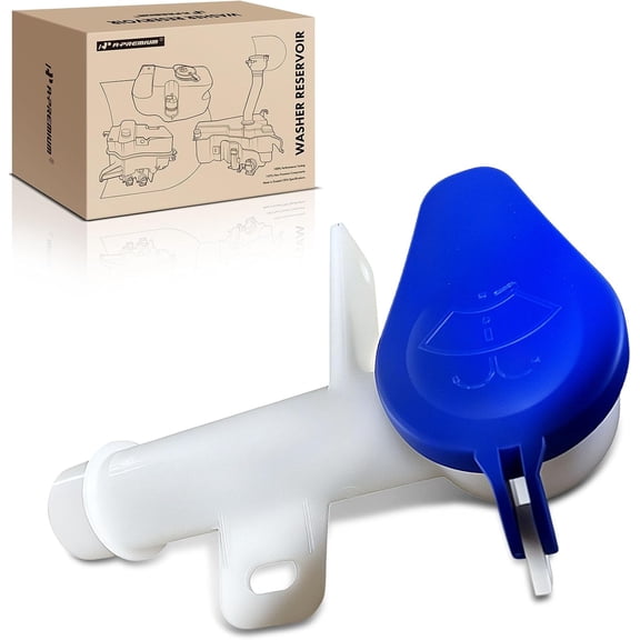 A-Premium Windshield Washer Fluid Reservoir Filler Pipe Compatible with Ford Explorer, Police Interceptor Utility, 2020 2021 2022 2023 - with Cap