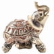 thumbnail image 2 of Statue d'éléphant doré Feng Shui porte-bonheur, sculpture, figurine de richesse, cadeau, décoration de la maison (S), 2 of 4