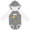 Granite & White w Ears, variant on I Love My Great Grandpa to the Moon and Back Cute Sheep Boys or Girls Long Sleeve Baby Bodysuit