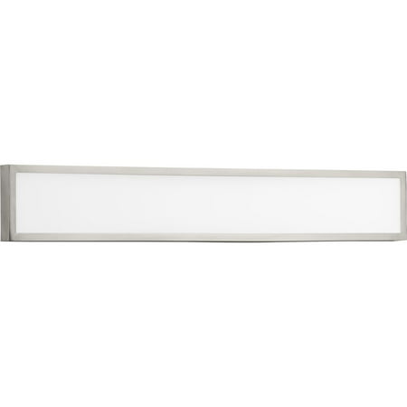 

Everlume LED 32-inch Brushed Nickel Modern Style Bath Vanity Wall or Ceiling Light with Selectable 3000K/4000K Light Color