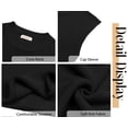 thumbnail image 4 of Fantaslook Cap Sleeve Sweaters for Women Casual Crew Neck Loose Knit Lightweight Sweater Vest Pullover Tops, 4 of 8